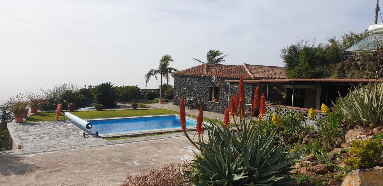 Climatized Pool Free Wifi Casa Rural Las Pareditas Tijarafe Buitenkant foto