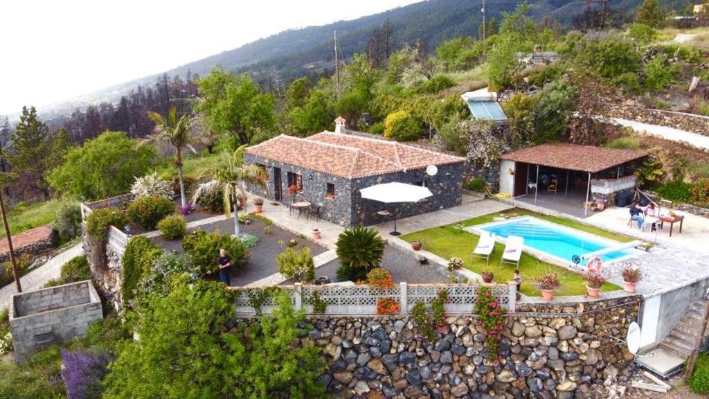 Climatized Pool Free Wifi Casa Rural Las Pareditas Tijarafe Buitenkant foto