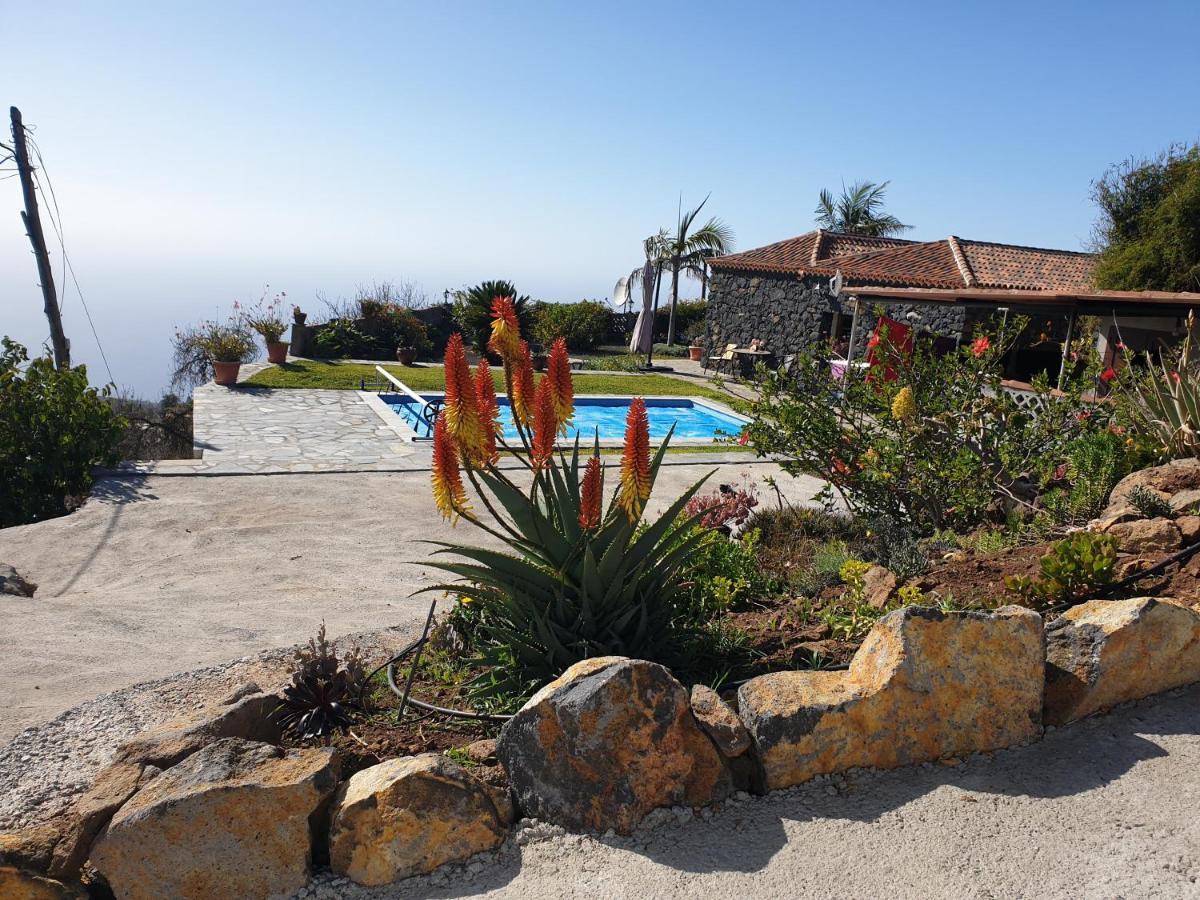 Climatized Pool Free Wifi Casa Rural Las Pareditas Tijarafe Buitenkant foto
