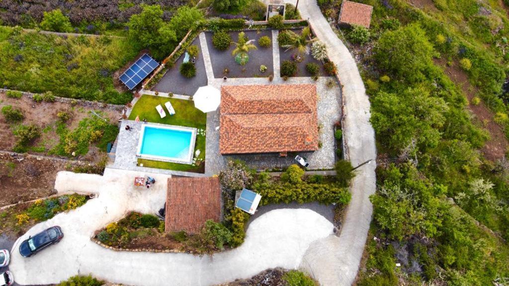 Climatized Pool Free Wifi Casa Rural Las Pareditas Tijarafe Buitenkant foto