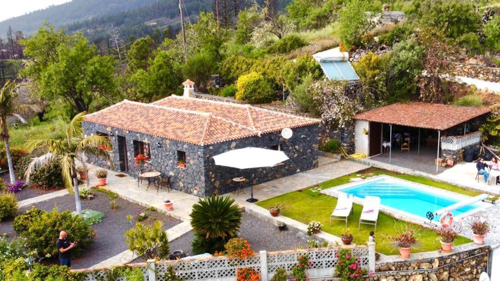 Climatized Pool Free Wifi Casa Rural Las Pareditas Tijarafe Buitenkant foto