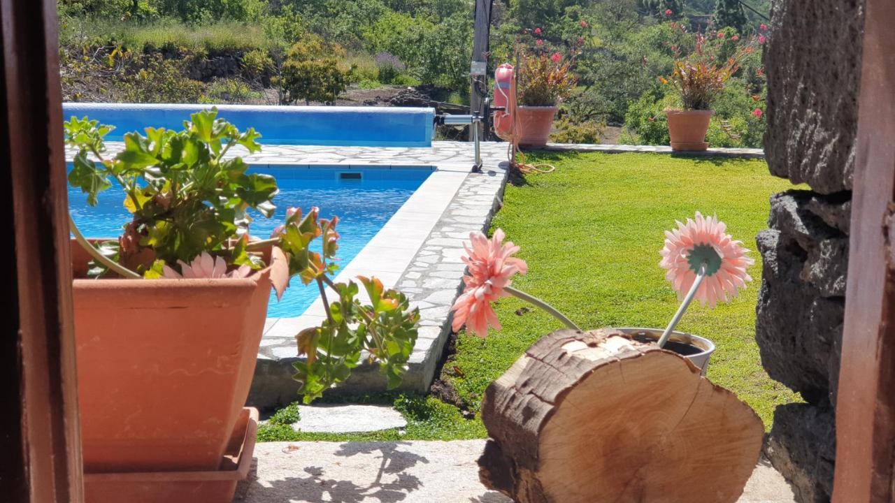 Climatized Pool Free Wifi Casa Rural Las Pareditas Tijarafe Buitenkant foto
