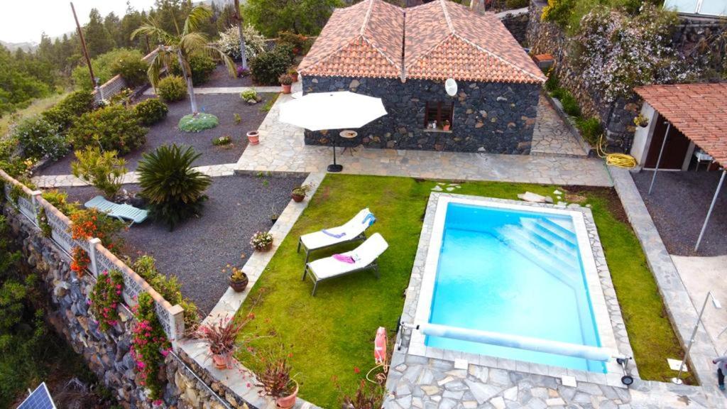 Climatized Pool Free Wifi Casa Rural Las Pareditas Tijarafe Buitenkant foto
